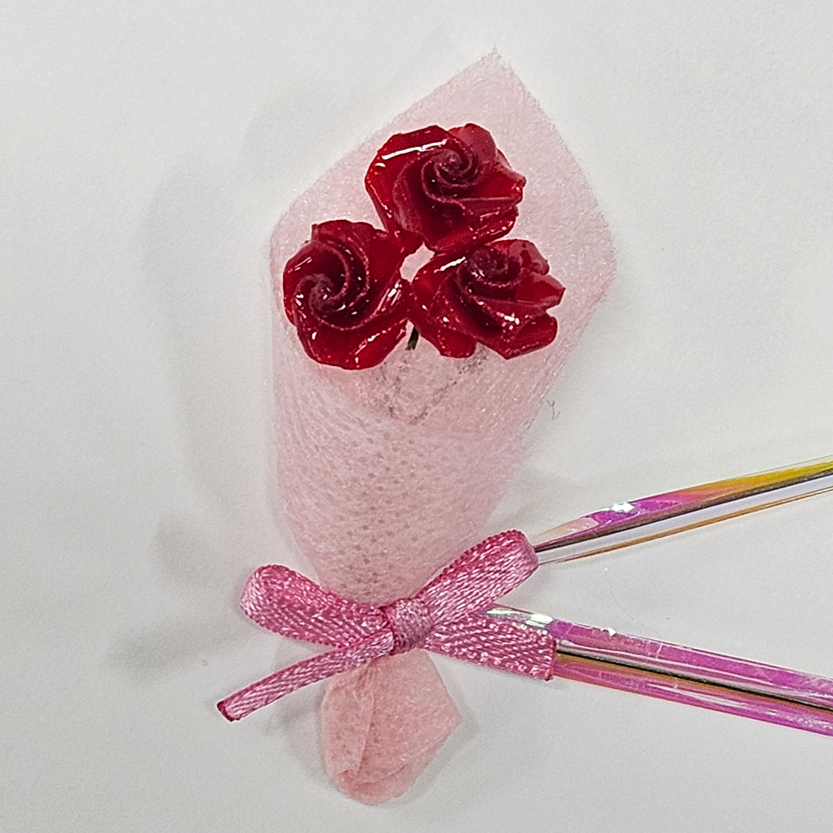 ぬいふらわー ローズブーケ（単色）【ぬい小物】