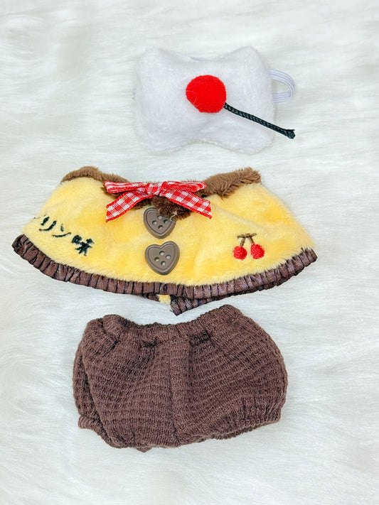 プリンなりきり三点セット【ぬい服】
