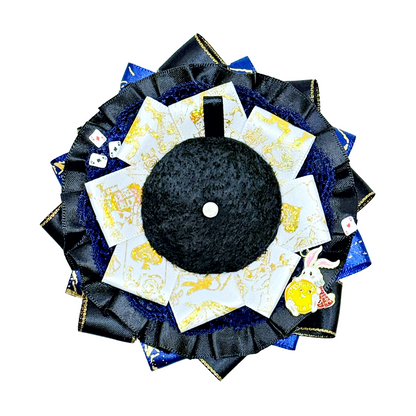 白兎と青×黒のロゼット【デコロゼット】
